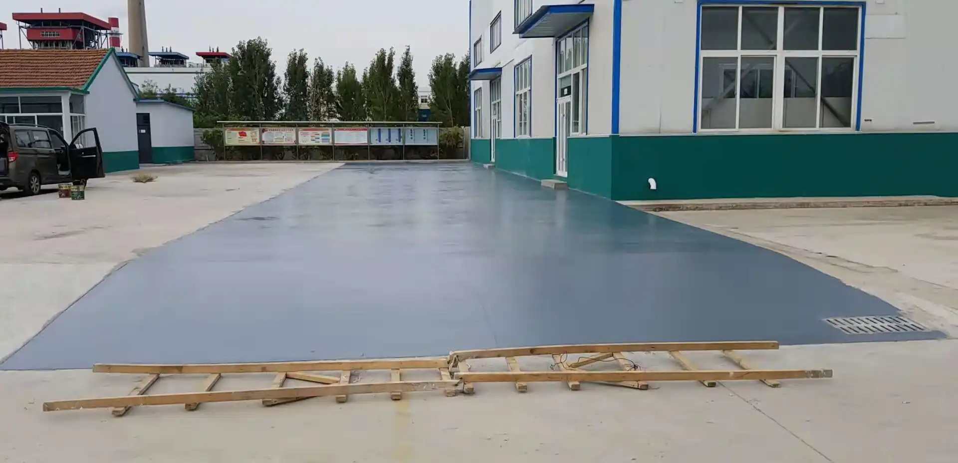 榆林车间厂房地坪漆修补翻新